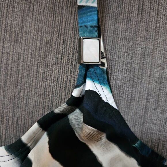 NWT Amoressa Women's Swimwear Swing Underwire Bra Mesh Inset Tankini Top Size 10 - Picture 14 of 14